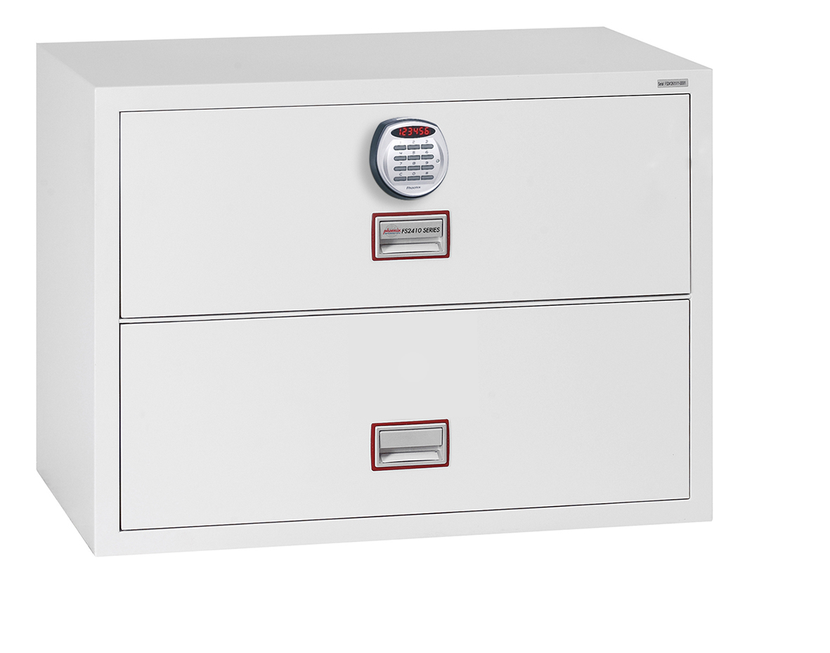 Phoenix World Class Lateral Fire File Fs2412e 2 Drawer Filing