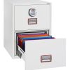 Phoenix World Class Vertical Fire File FS2252E 2 Drawer Filing Cabinet with Electronic Lock 3