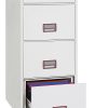 Phoenix World Class Vertical Fire File FS2254E 4 Drawer Filing Cabinet with Electronic Lock 1