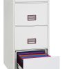 Phoenix World Class Vertical Fire File FS2254E 4 Drawer Filing Cabinet with Electronic Lock 2