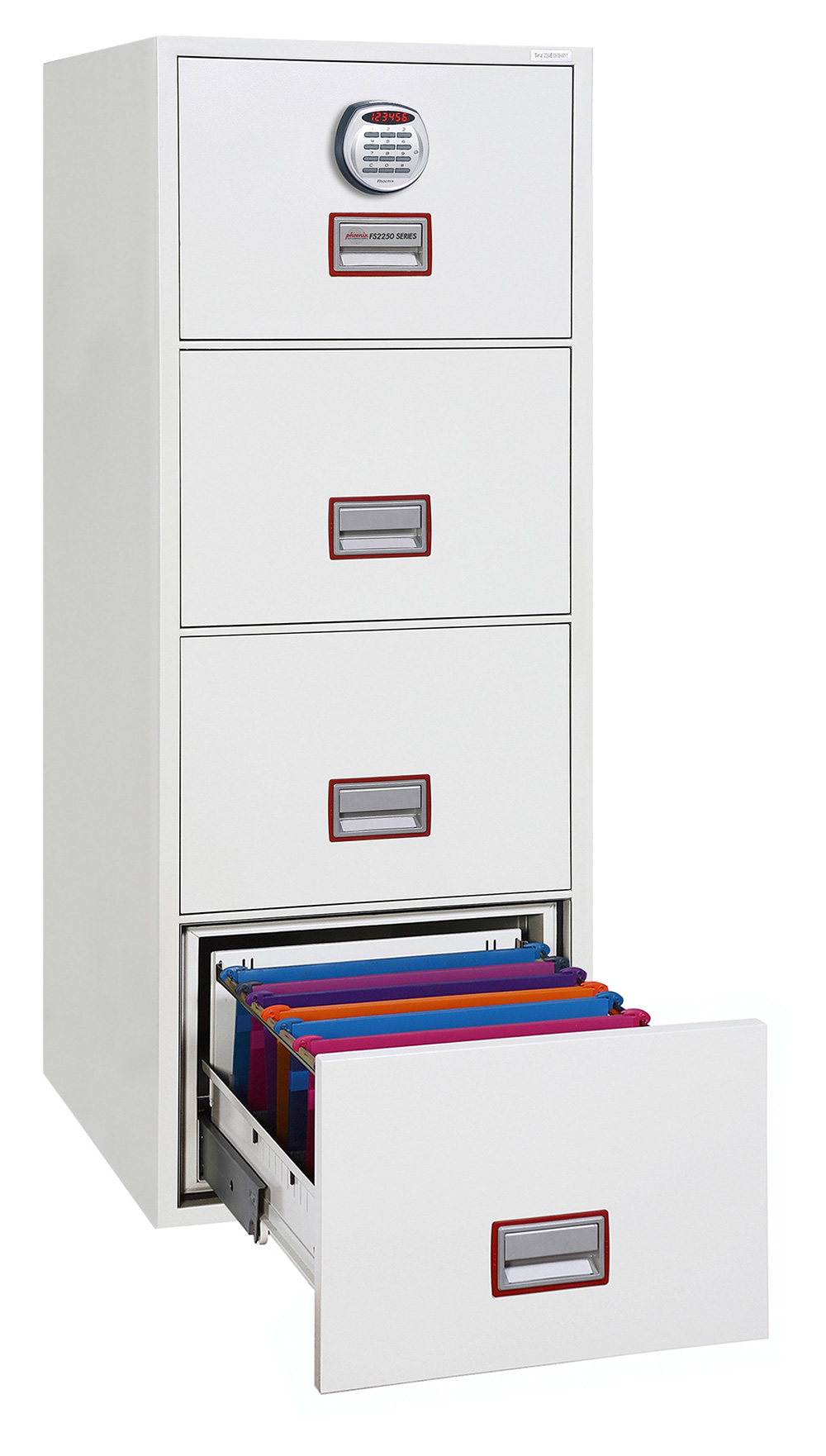 Phoenix World Class Vertical Fire File Fs2254e 4 Drawer Filing