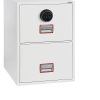 Phoenix World Class Vertical Fire File FS2262E 2 Drawer Filing Cabinet with Electronic Lock 0