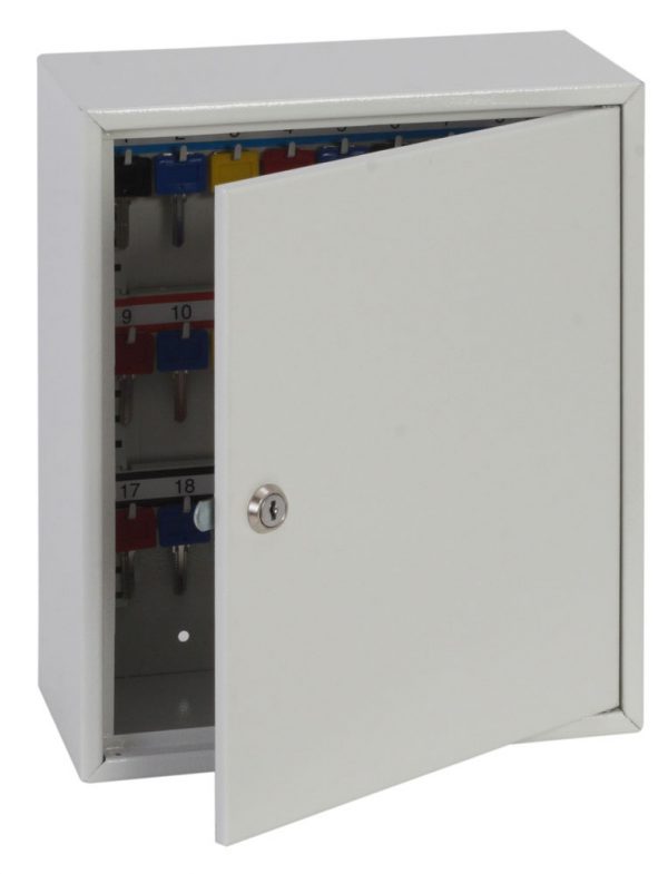 Phoenix Deep Plus & Padlock Key Cabinet KC0501K 24 Hook with Key Lock