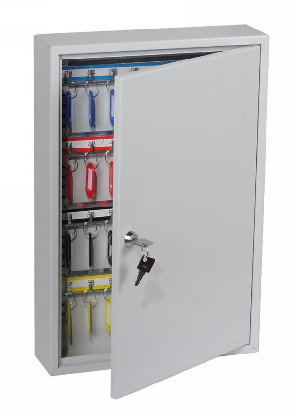 Phoenix Commercial Key Cabinet KC0602K 64 Hook with Key Lock.