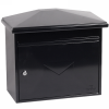 Phoenix Libro Front Loading Letter Box MB0115KB in Black with Key Lock 0