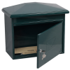 Phoenix Libro Front Loading Letter box MB0115KG in Green with Key Lock 3