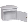 Phoenix Libro Front Loading Letter Box MB0115KW in White with Key Lock 2
