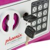 Phoenix Compact Home Office SS0721EPD Pink Security Safe with Electronic Lock & Deposit Slot 4