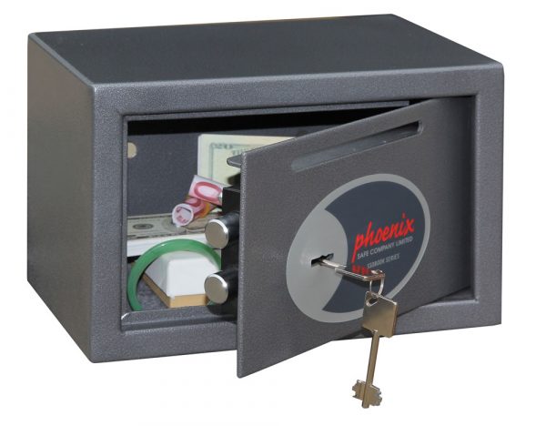 Phoenix Vela Deposit Home & Office SS0801KD Size 1 Security Safe with Key Lock