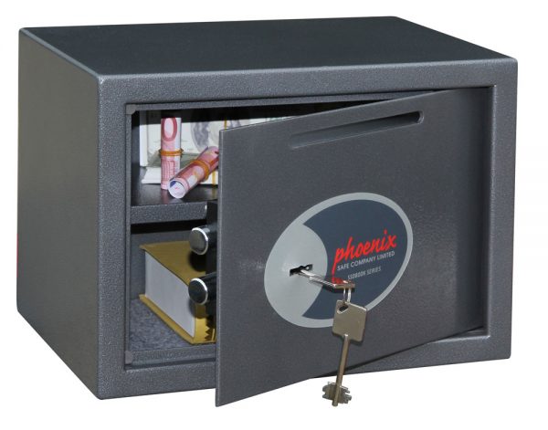 Phoenix Vela Deposit Home & Office SS0802KD Size 2 Security Safe with Key Lock