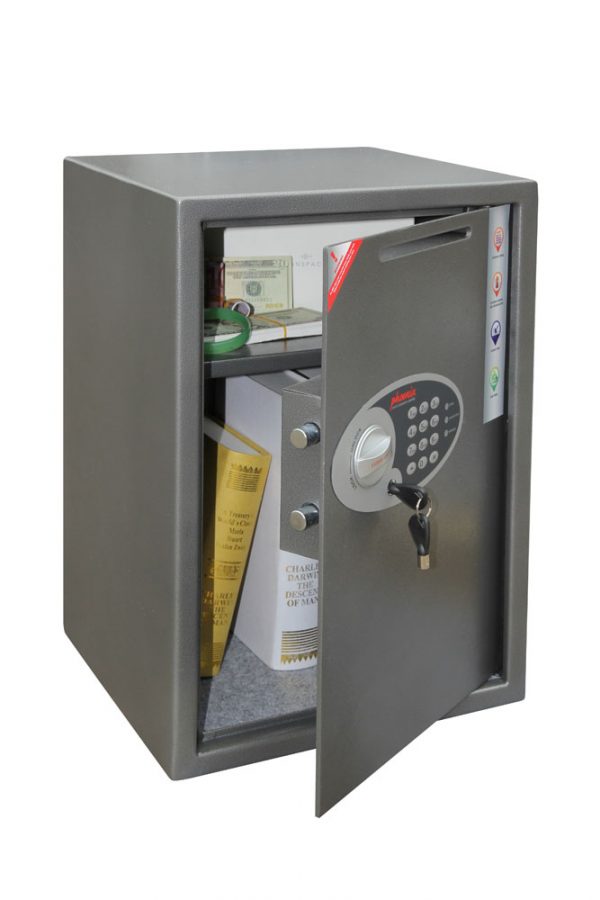 Phoenix Vela Deposit Home & Office SS0804ED Size 4 Security Safe with Electronic Lock