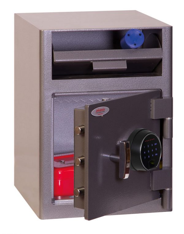 Phoenix Cash Deposit SS0996FD Size 1 Security Safe with Fingerprint Lock