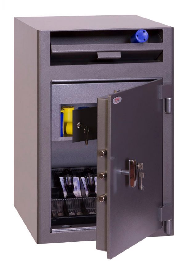 Phoenix Cash Deposit SS0998KD Size 3 Security Safe with Key Lock