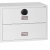 Phoenix World Class Lateral Fire File FS2412F 2 Drawer Filing Cabinet with Fingerprint Lock 0