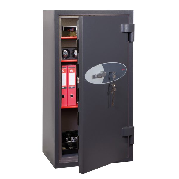 Phoenix Planet HS6075K Size 5 High Security Euro Grade 4 Safe with 2 Key Locks