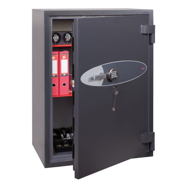 Phoenix Planet HS6076E Size 6 High Security Euro Grade 4 Safe with Electronic & Key Lock