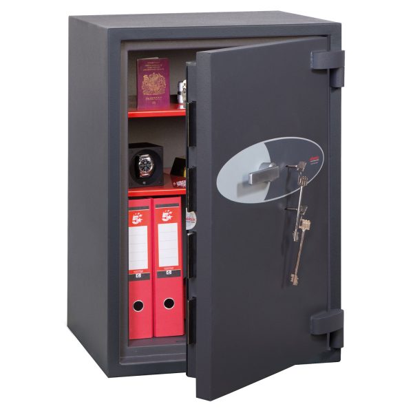 Phoenix Cosmos HS9073K Size 3 High Security Euro Grade 5 Safe with 2 Key Locks