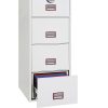 Phoenix World Class Vertical Fire File FS2274E 4 Drawer Filing Cabinet with Electronic Lock 1