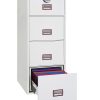 Phoenix World Class Vertical Fire File FS2274E 4 Drawer Filing Cabinet with Electronic Lock 2