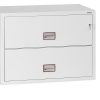 Phoenix World Class Lateral Fire File FS2412K 2 Drawer Filing Cabinet with Key Lock 0