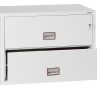 Phoenix World Class Lateral Fire File FS2412K 2 Drawer Filing Cabinet with Key Lock 1