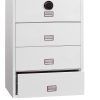 Phoenix World Class Lateral Fire File FS2414F 4 Drawer Filing Cabinet with Fingerprint Lock 1