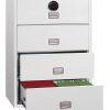 Phoenix World Class Lateral Fire File FS2414F 4 Drawer Filing Cabinet with Fingerprint Lock 5