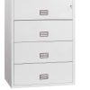 Phoenix World Class Lateral Fire File FS2414K 4 Drawer Filing Cabinet with Key Lock 0