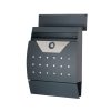 Phoenix Estilo Front Loading Letter Box MB0122KA in Graphite Grey with Key Lock 2