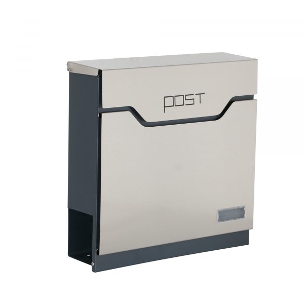 Phoenix Estilo Top Loading Letter Box MB0123KS in Stainless Steel with Key Lock