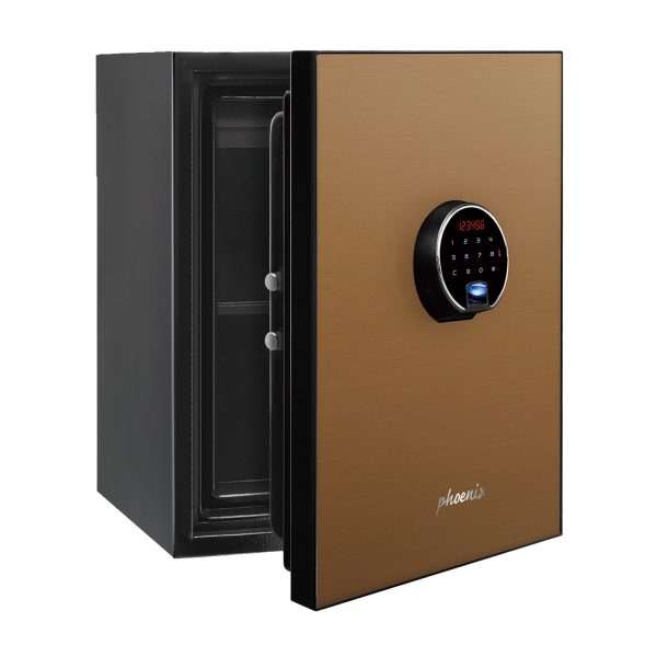 Phoenix Spectrum Plus LS6011FG Size 1 Luxury Fire Safe with Gold Door Panel and Electronic Lock