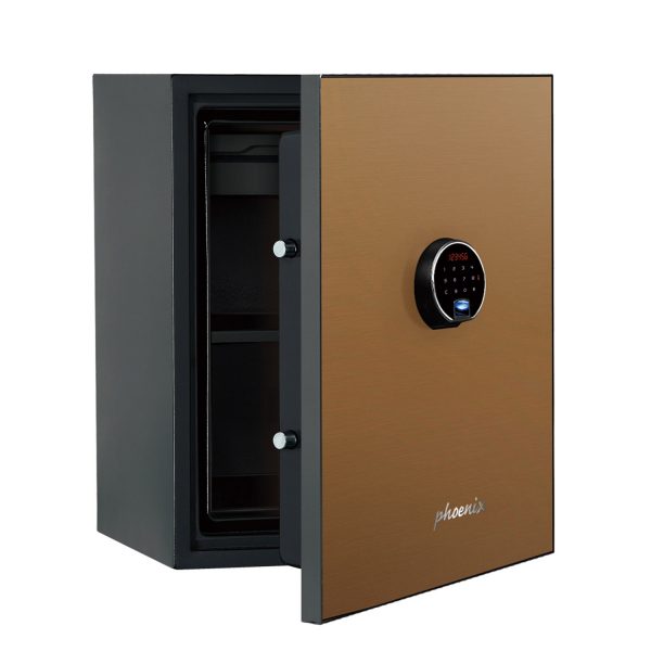 Phoenix Spectrum Plus LS6012FG Size 2 Luxury Fire Safe with Gold Door Panel and Electronic Lock