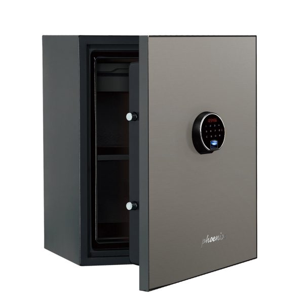 Phoenix Spectrum Plus LS6012FS Size 2 Luxury Fire Safe with Silver Door Panel and Electronic Lock