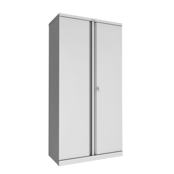 Phoenix SC Series SC1891GK 2 Door 4 Shelf Stationery Cupboard in Grey with Key lock