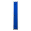 Phoenix PL Series PL1130GBE 1 Column 1 Door Personal Locker Grey Body/Blue Door with Electronic Lock 0