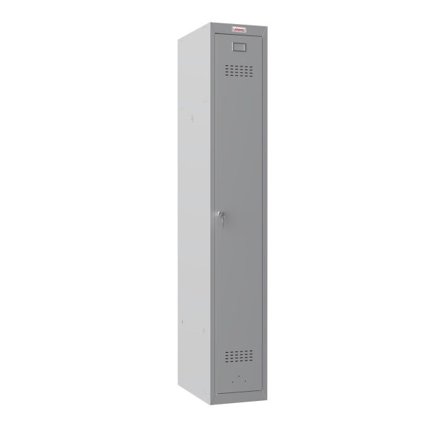 Phoenix PL Series PL1130GGK 1 Column 1 Door Personal locker in Grey with Key Lock