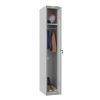 Phoenix PL Series PL1130GGK 1 Column 1 Door Personal locker in Grey with Key Lock 2