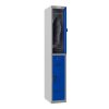 Phoenix PL Series PL1230GBC 1 Column 2 Door Personal Locker Grey Body/Blue Doors with Combination Locks 2