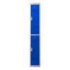 Phoenix PL Series PL1230GBE 1 Column 2 Door Personal Locker Grey Body/Blue Doors with Electronic Locks 0