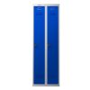 Phoenix PL Series PL2160GBC 2 Column 2 Door Personal Locker Combo Grey Body/Blue Doors with Combination Locks 8