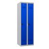 Phoenix PL Series PL2160GBC 2 Column 2 Door Personal Locker Combo Grey Body/Blue Doors with Combination Locks 7