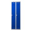 Phoenix PL Series PL2160GBE 2 Column 2 Door Personal Locker Combo Grey Body/Blue Doors with Electronic Locks 0