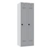 Phoenix PL Series PL2160GGC 2 Column 2 Door Personal Locker Combo in Grey with Combination Locks 0