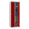 Phoenix PL Series PL2160GRE 2 Column 2 Door Personal Locker Combo Grey Body/Red Doors with Electronic Locks 6