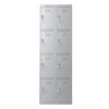 Phoenix PL Series PL2460GGE 2 Column 8 Door Personal Locker Combo in Grey with Electronic Locks 0
