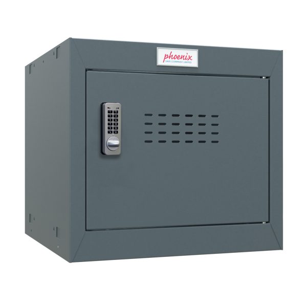 Phoenix CL0344AAE Size 1 Dark Grey Cube Locker with Electronic Lock