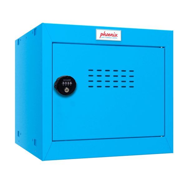 Phoenix CL0344BBC Size 1 Blue Cube Locker with Combination Lock