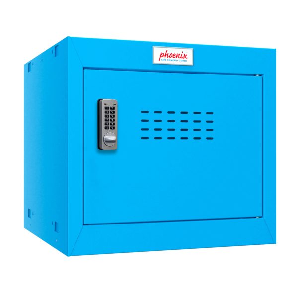 Phoenix CL0344BBE Size 1 Blue Cube Locker with Electronic Lock