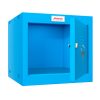 Phoenix CL0344BBK Size 1 Blue Cube Locker with Key Lock 0