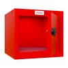 Phoenix CL0344RRC Size 1 Red Cube Locker with Combination Lock 0